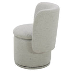 Aiden & Ivy Fabric Armless Swivel Dining Chair