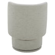 Aiden & Ivy Fabric Armless Swivel Dining Chair