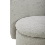 Aiden & Ivy Fabric Armless Swivel Dining Chair