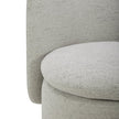 Aiden & Ivy Fabric Armless Swivel Dining Chair