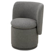 Aiden & Ivy Fabric Armless Swivel Dining Chair