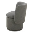 Aiden & Ivy Fabric Armless Swivel Dining Chair