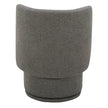 Aiden & Ivy Fabric Armless Swivel Dining Chair