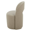 Aiden & Ivy Fabric Armless Dining Chair with Casters