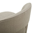 Aiden & Ivy Fabric Armless Dining Chair with Casters