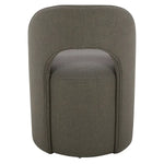 Aiden & Ivy Fabric Armless Dining Chair with Casters
