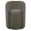 Aiden & Ivy Fabric Armless Dining Chair with Casters
