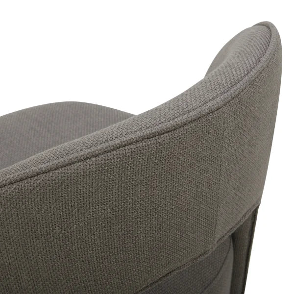 Aiden & Ivy Fabric Armless Dining Chair with Casters