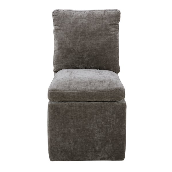 Aiden & Ivy Armless Fabric Dining Chair