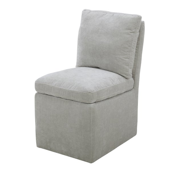 Aiden & Ivy Armless Fabric Dining Chair