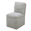Aiden & Ivy Armless Fabric Dining Chair