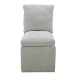 Aiden & Ivy Armless Fabric Dining Chair