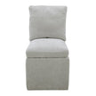 Aiden & Ivy Armless Fabric Dining Chair