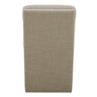 Aiden & Ivy Fabric Armless Dining Chair with Casters