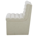 Aiden & Ivy Fabric Armless Dining Chair with Casters