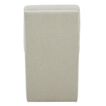 Aiden & Ivy Fabric Armless Dining Chair with Casters
