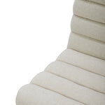 Aiden & Ivy Fabric Armless Dining Chair with Casters