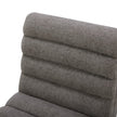 Aiden & Ivy Fabric Armless Dining Chair with Casters