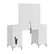 Bayside Furnishings Makeup Table 129.5 cm (51 in.)