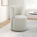 Aiden & Ivy Armless Dining Chair with Casters