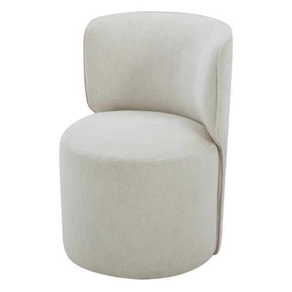 Aiden & Ivy Armless Dining Chair with Casters