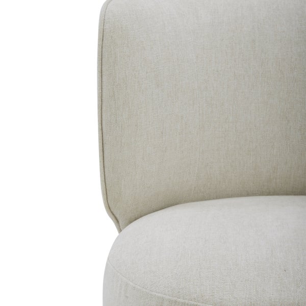 Aiden & Ivy Armless Dining Chair with Casters
