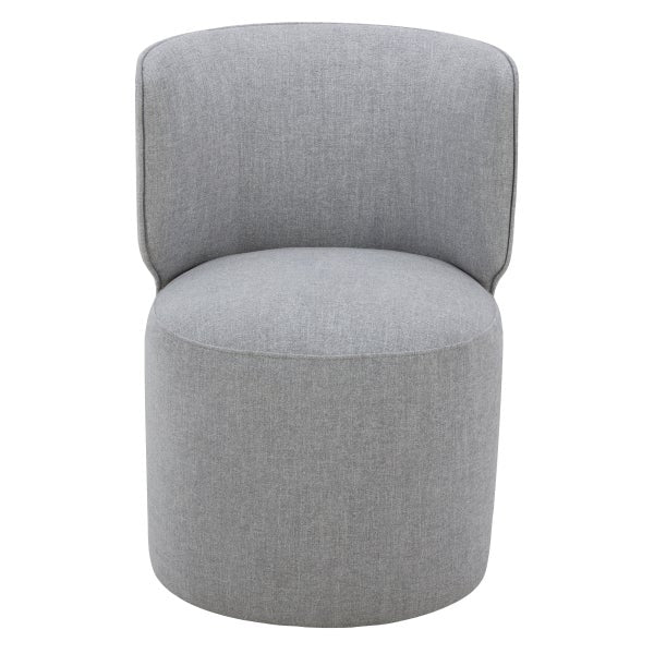 Aiden & Ivy Armless Dining Chair with Casters