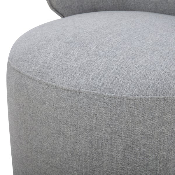 Aiden & Ivy Armless Dining Chair with Casters