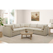 Gilman Creek Harwood 5-piece Fabric Sectional with Power Reclining Footrests