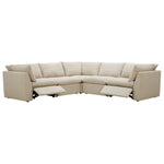 Gilman Creek Harwood 5-piece Fabric Sectional with Power Reclining Footrests