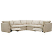 Gilman Creek Harwood 5-piece Fabric Sectional with Power Reclining Footrests