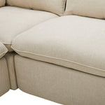Gilman Creek Harwood 5-piece Fabric Sectional with Power Reclining Footrests