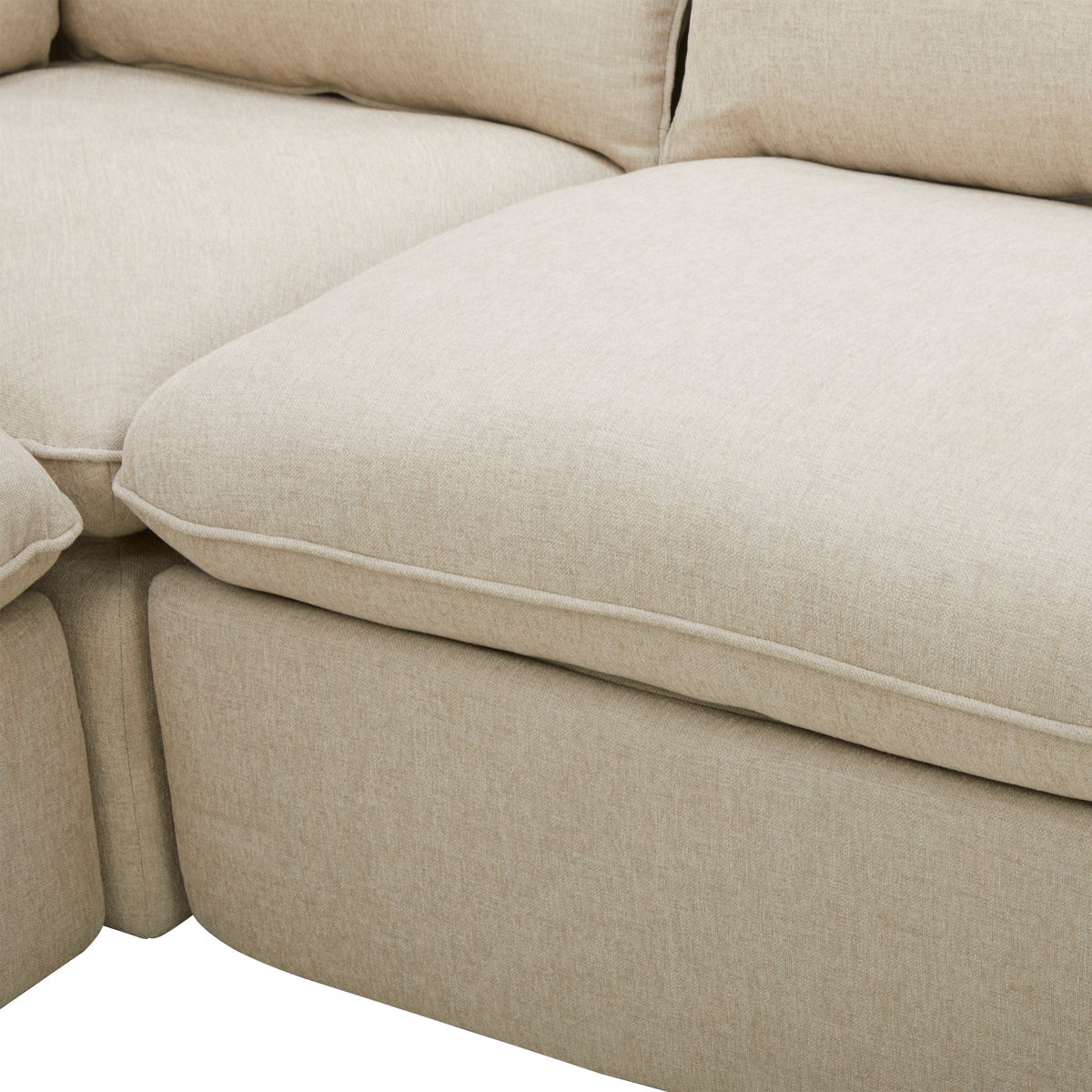 Gilman Creek Harwood 5-piece Fabric Sectional with Power Reclining Footrests