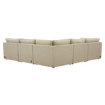 Gilman Creek Harwood 5-piece Fabric Sectional with Power Reclining Footrests