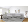 Gilman Creek Harwood 5-piece Fabric Sectional with Power Reclining Footrests
