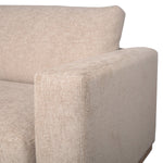 Nice Link 4-piece Fabric Sectional with Ottoman