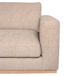 Nice Link 4-piece Fabric Sectional with Ottoman