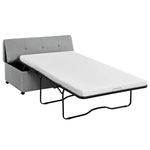 Folding Fabric Sleeper Ottoman