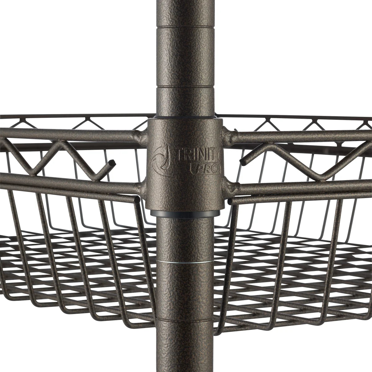 Trinity Pro Storage Expandable Bamboo Kitchen Cart