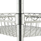 Trinity Pro Storage Expandable Bamboo Kitchen Cart