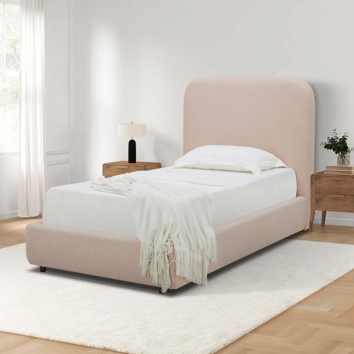 Aiden & Ivy Upholstered Twin Bed