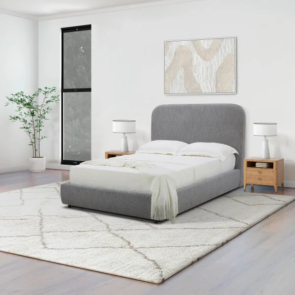 Aiden & Ivy Upholstered Double Bed