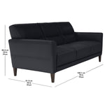 Natuzzi Top-Grain Leather Sofa