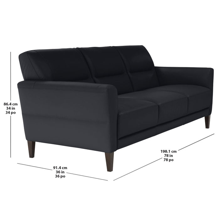 Natuzzi Top-Grain Leather Sofa