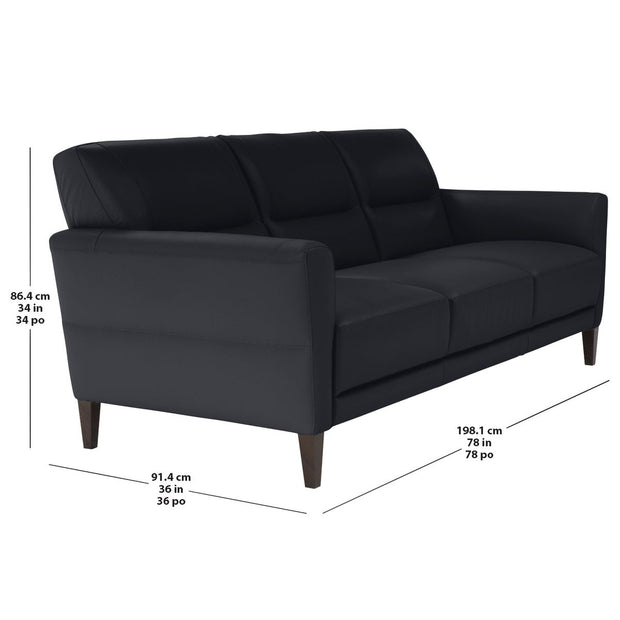 Natuzzi Top-Grain Leather Sofa