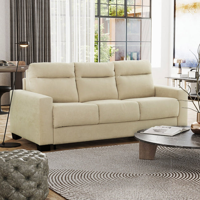 Stearns & Foster Massimo Queen Sleeper Sofa with Pocket Coil Mattress