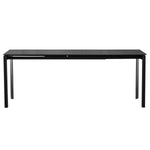 Mobital Host 149.9 cm (59 in.) Extendable Dining Table with Black Sintered Stone Top