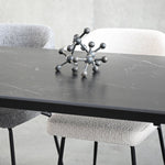 Mobital Host 149.9 cm (59 in.) Extendable Dining Table with Black Sintered Stone Top