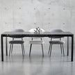 Mobital Host 149.9 cm (59 in.) Extendable Dining Table with Black Sintered Stone Top