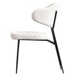 Mobital Clutch Fabric Dining Chair with Black Frame, 2-pack